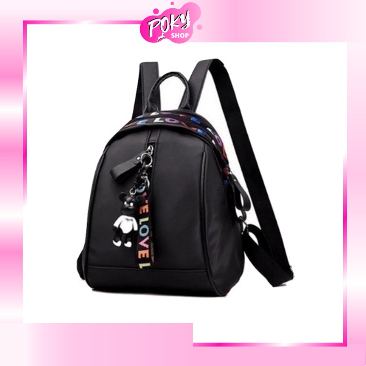 [LOKAL] POKY - BackpackTAS LOVE LOVE - Backpack MicroTAS Ransel Fashion Morymony