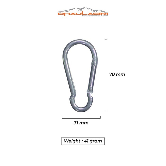 Carabiner Hammock DH9007 5KN DHAULAGIRI Karabiner Camping Outdoor