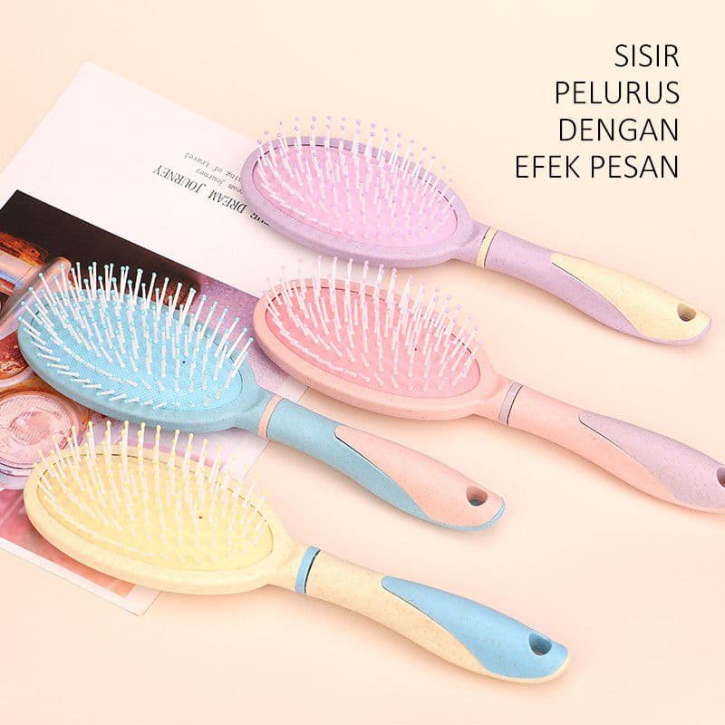 Yamata Sikat Rambut / Sisir Rambut Anti Rontok / Alat Perawatan Rambut Sikat Anti Rontok / Hair Style Comb Salon