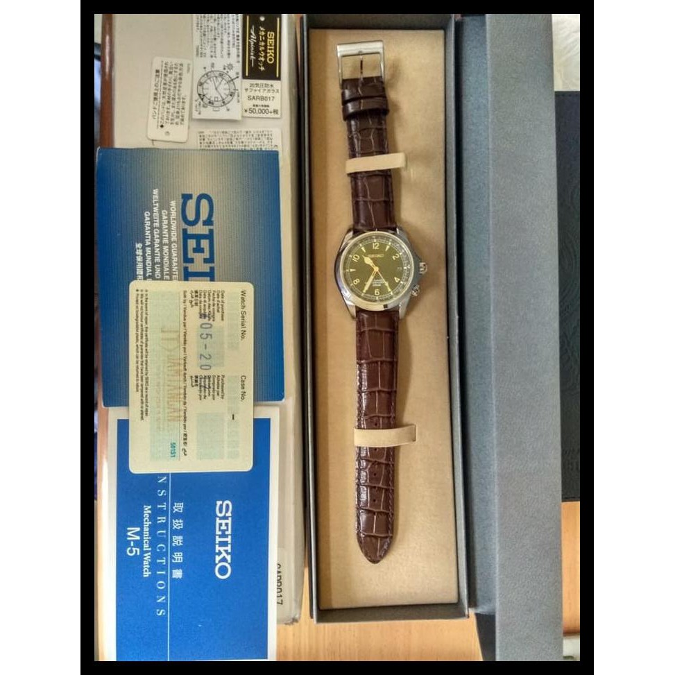 Hot List Seiko Sarb017 A.K.A Green Alpinist Berkualitas