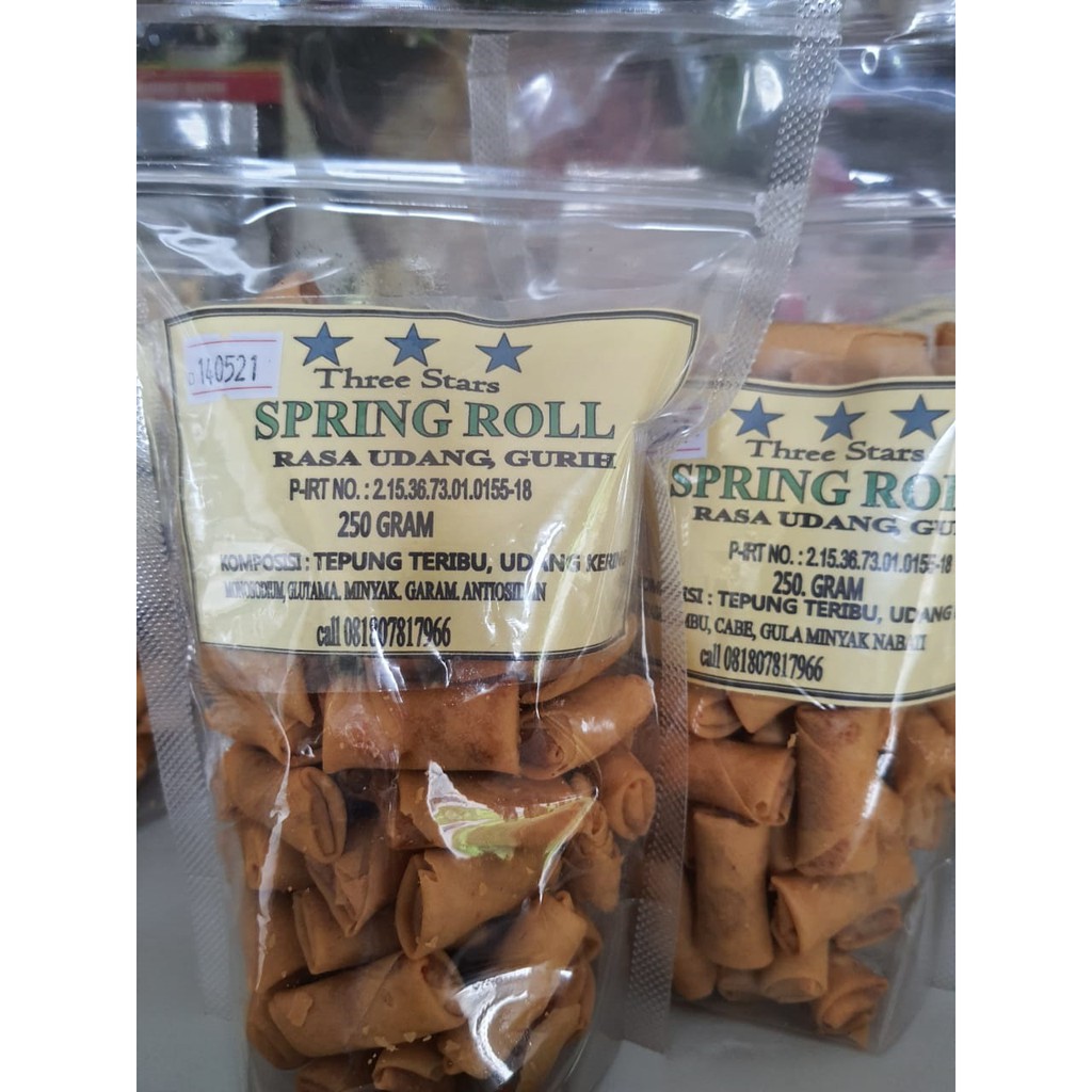 

Spring roll Sumpia Rasa Udang, Oleh oleh khas banten 250g