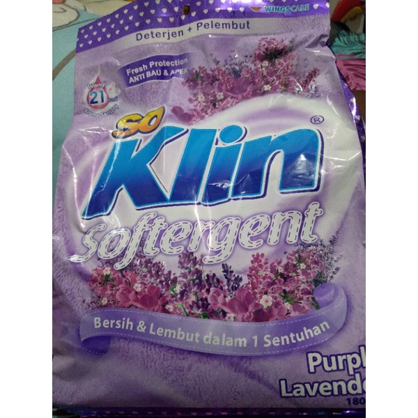 soklin softergent lavender 1800gr