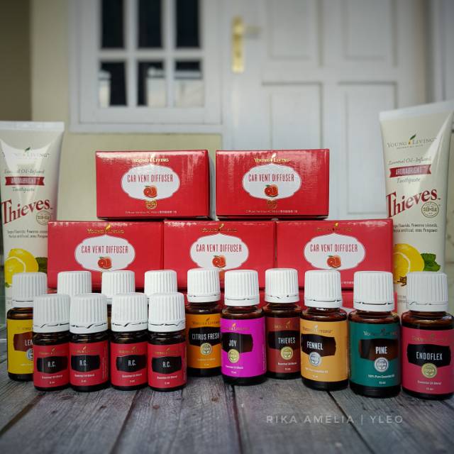 Car vent diffuser + oil Lemon Young Living