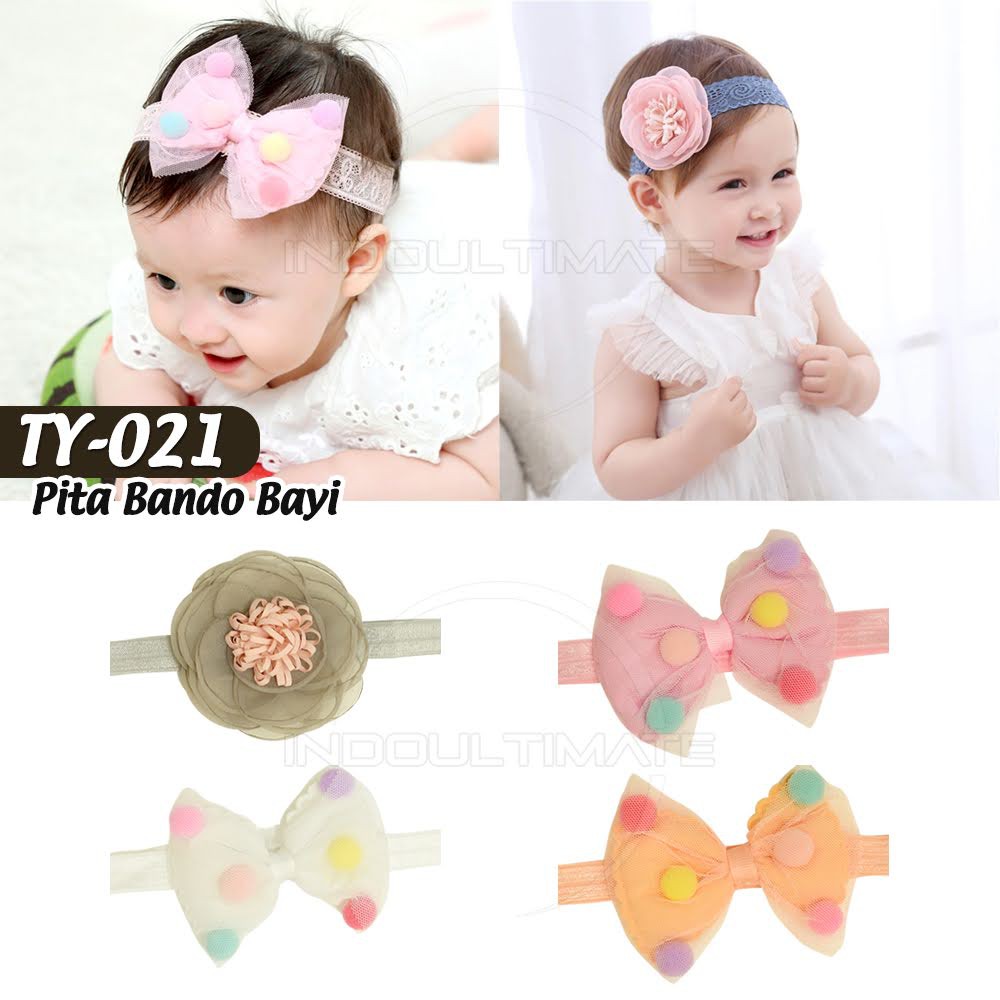 Bando Bayi IMPORT Bandana anak Hiasan Rambut Pita Rambut Bayi Bando Anak TY-02