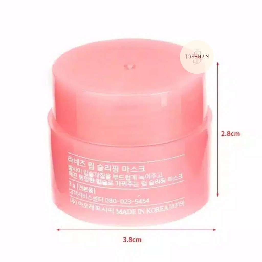 [100% ORIGINAL - Money Guarantee] LANEIGE Lip Sleeping Mask 3gr (Travel Size)