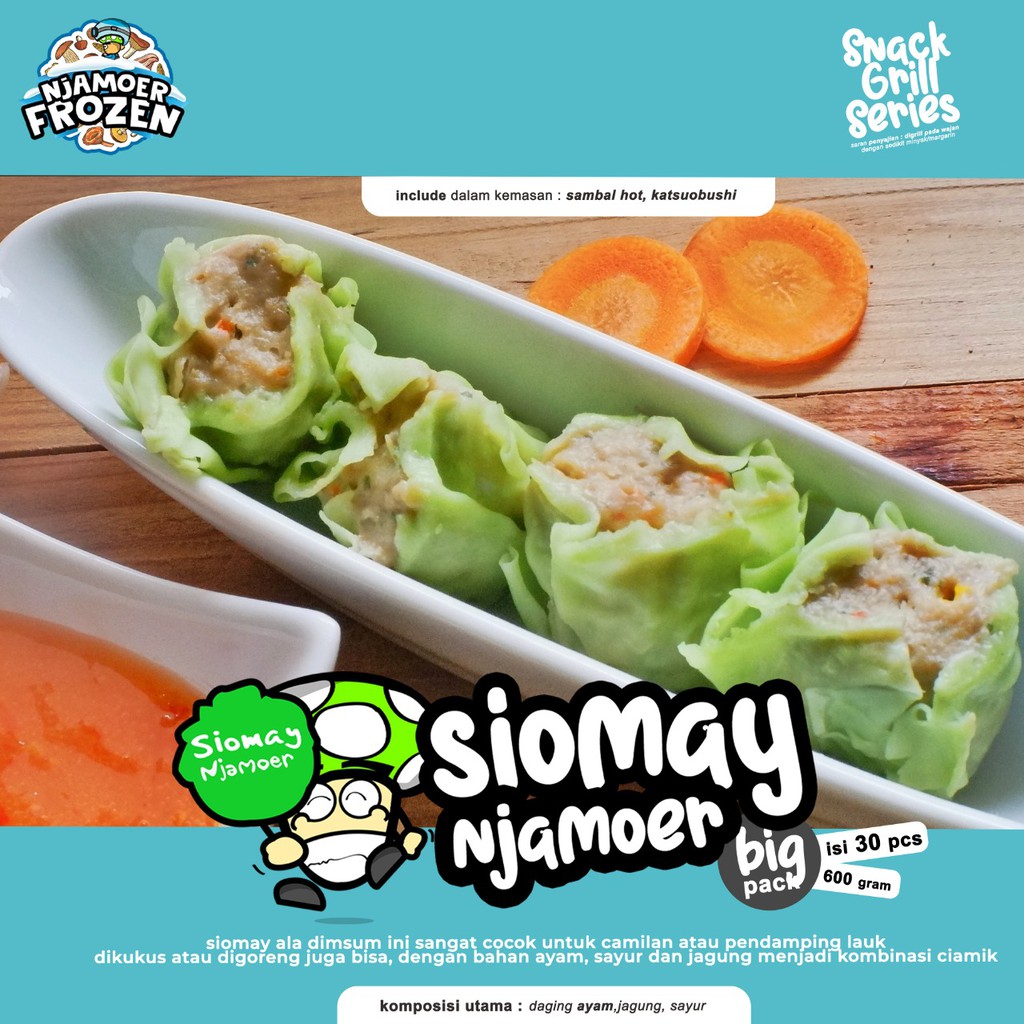 Jual Siomay Njamoer 30pcs Siomay Dimsum Shopee Indonesia