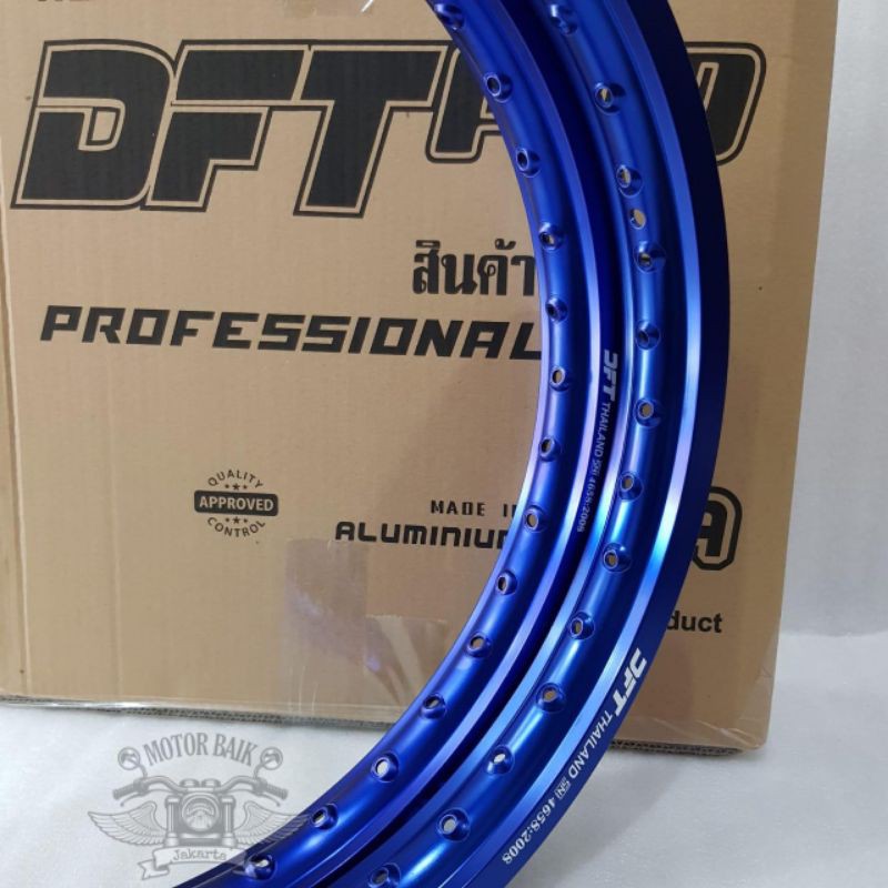 Velg pelek rim jari jari DFT thailand 140/160-17 hole 36 set sepasang 2pcs