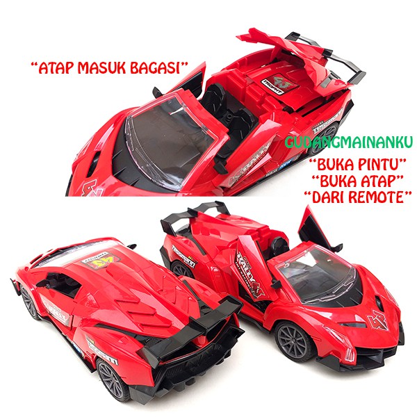  Mobil  Remot RC Remote Control Buka  Atap  Dan Pintu 