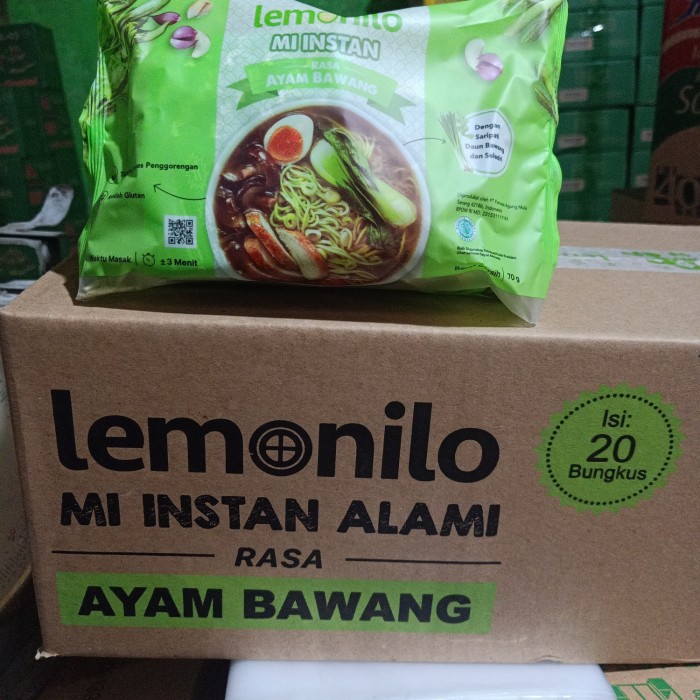 

1 DUS Mie Mi Instant Sehat Lemonilo Ayam Bawang isi 20Pcs