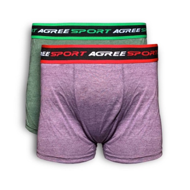 CD Kotak / Celana Dalam Boxer Pria AGREE 6603 isi 2pcs