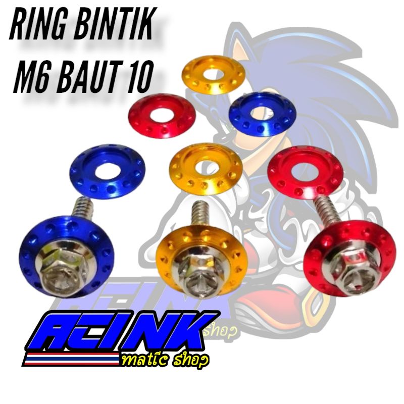 Ring Bintik cnc Ring probolt bintik cnc ukuran baut 10mm