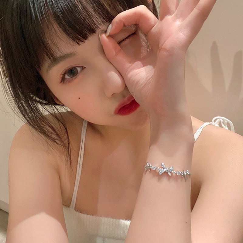 Gelang Kristal Handmade Adjustable Untuk Wanita