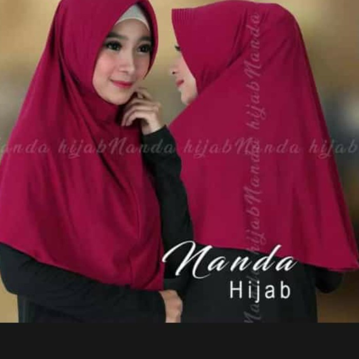 Khimar Instan / Bergo Instan / Hijab Instan / Kerudung Nanda L