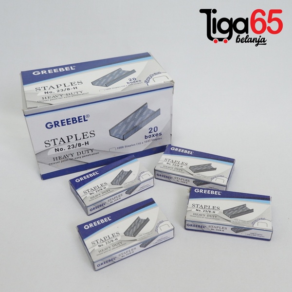 365 GREEBEL ISI STAPLES #80016 Refil / Isi Staples Steples Hekter GREEBEL