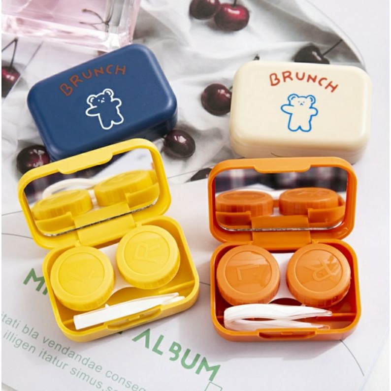 TEMPAT SOFTLENS MOTIF LUCU BRUNCH Travel Kit