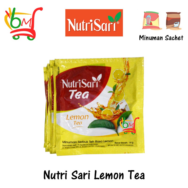 Jual Nutrisari Rasa Lemon Tea Minuman Serbuk Instan Teh Rasa Lemon