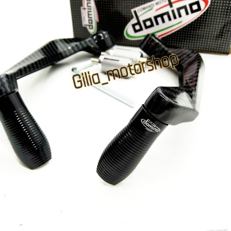 Proguard carbon Domino model AGV handguard karbon pelindung tangan karbon Domino