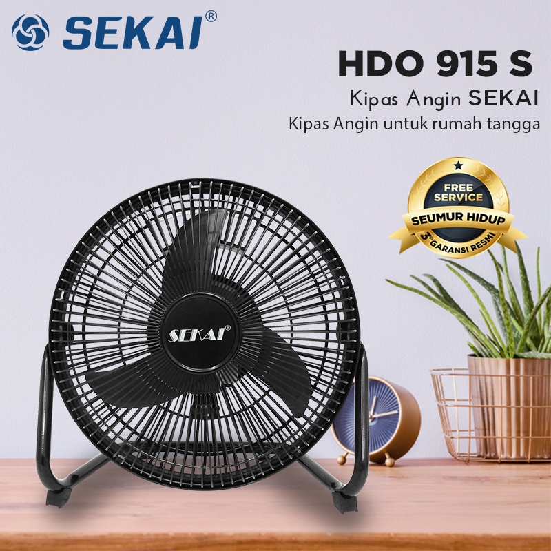 Kipas Angin Meja Sekai 915 950 9 Inch  2 Kecepatan Garansi Resmi