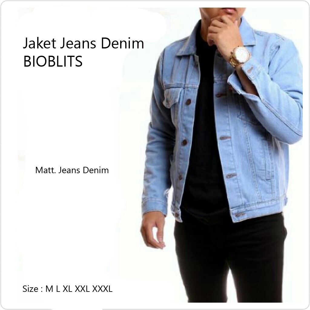 jaket denim levis pria