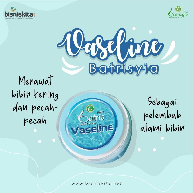 Vaseline untuk kulit kering dan melembabkan bibir