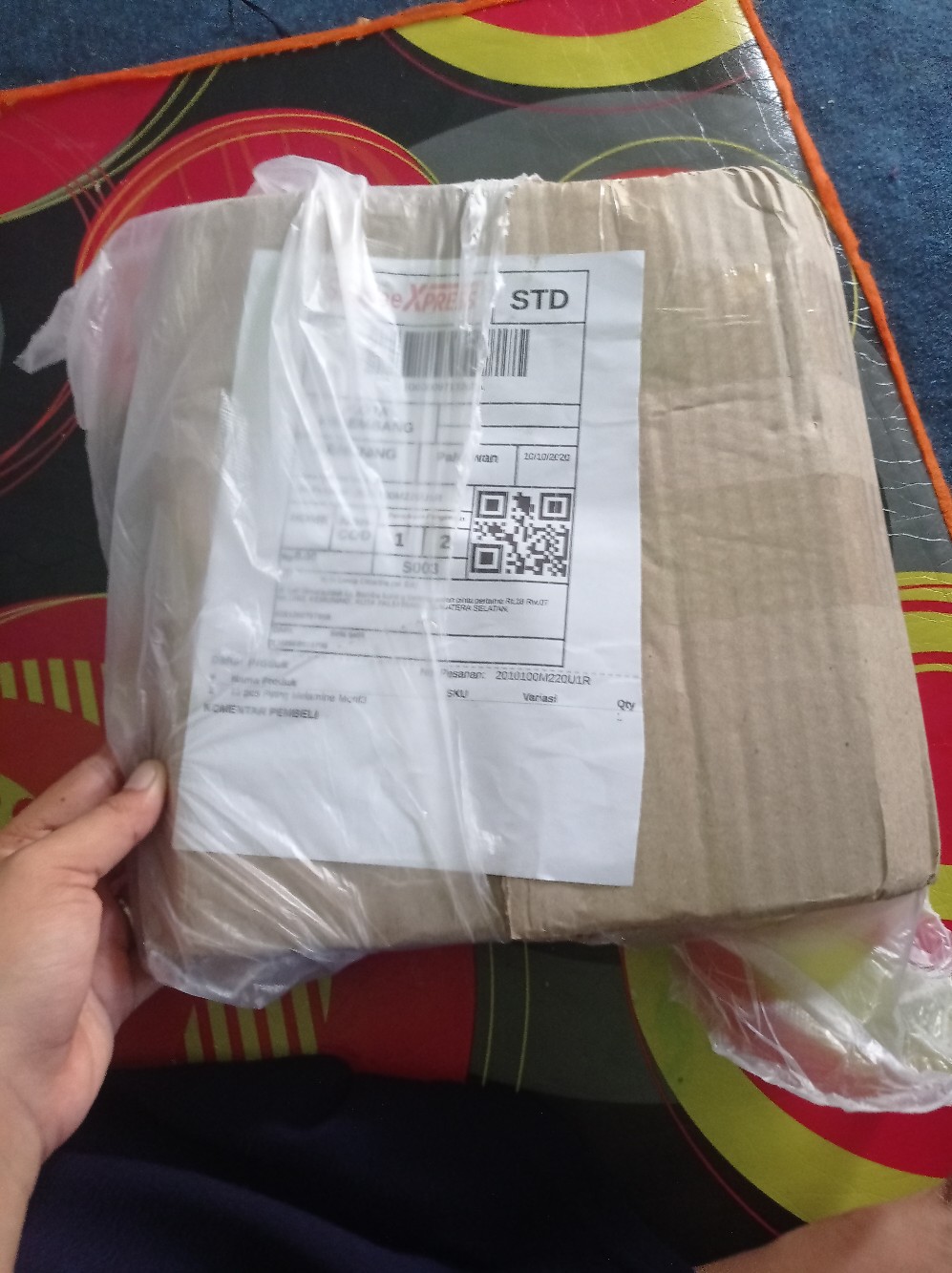 12 Pcs Piring Melamine Motif3