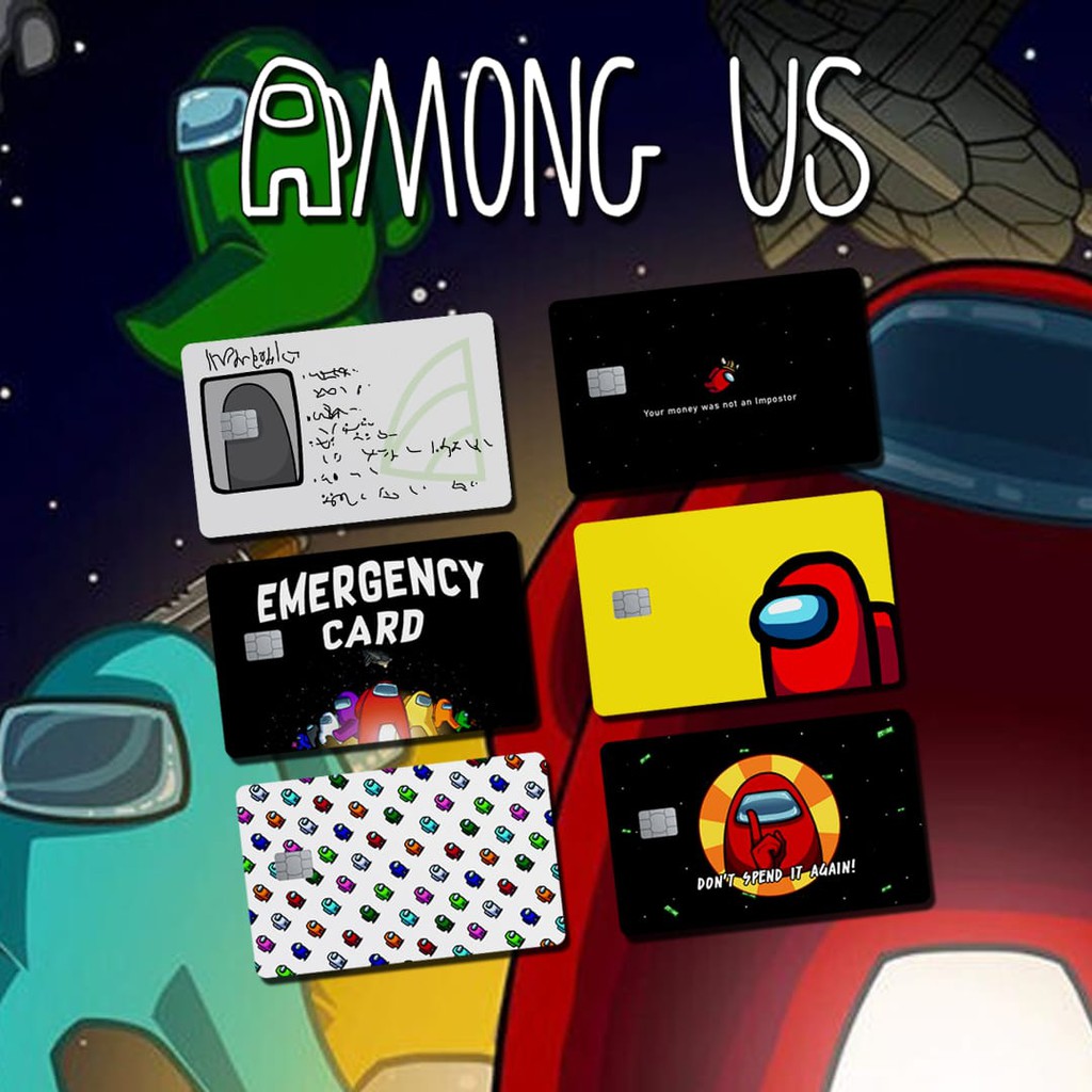 

AMONG US | GARSKIN / STICKER KARTU ATM / SKIN KARTU ATM / DEBIT / CREDIT / EMONEY / FLAZZ