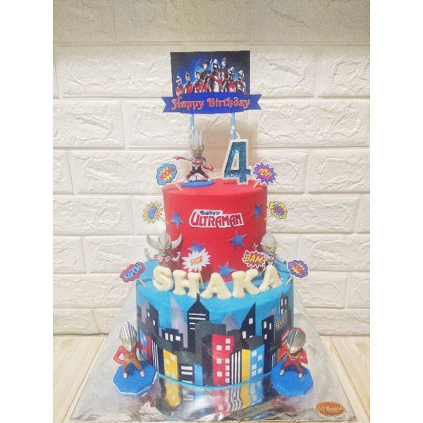 

Ultraman Birthday Cake / Cake Ulang Tahun Anak / Cake Ultah Karakter