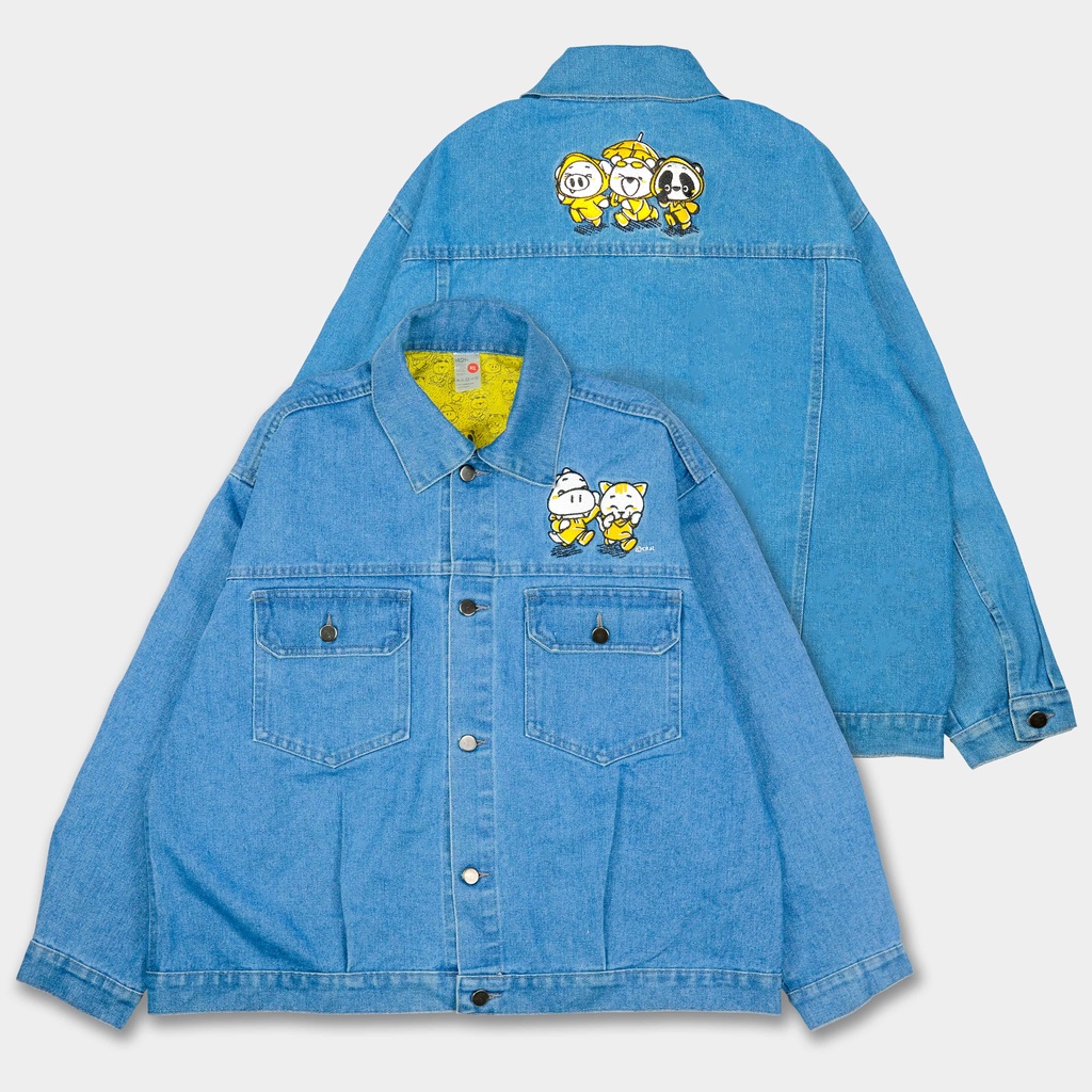 CRSL Huddle Jacket | Blue Denim | Jaket Denim | Jaket Pria | Jaket Wanita