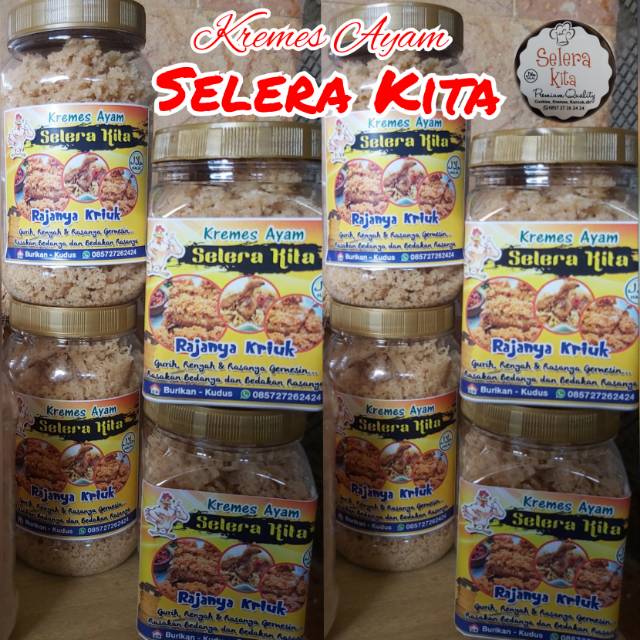 

Kremes Ayam Kampung Selera Kita/ Rajanya Kremes/ kemasan 90 gram