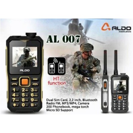 HP ALDO A007 BOND - HT - POWER BANK - DUAL SIM - SPEAKER BESAR (GARANSI RESMI)