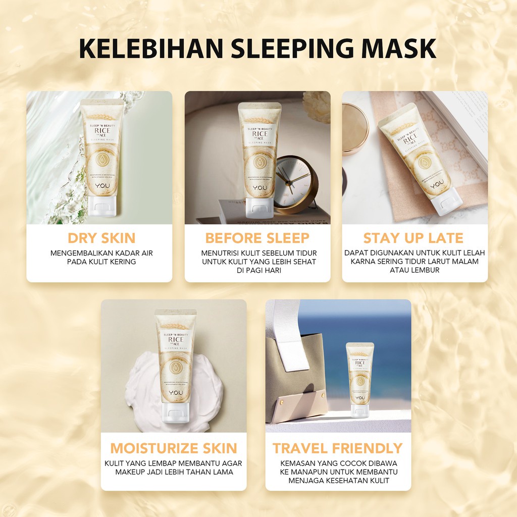 YOU Daily Skin Goods Sleep 'n Beauty ACE Sleeping Mask