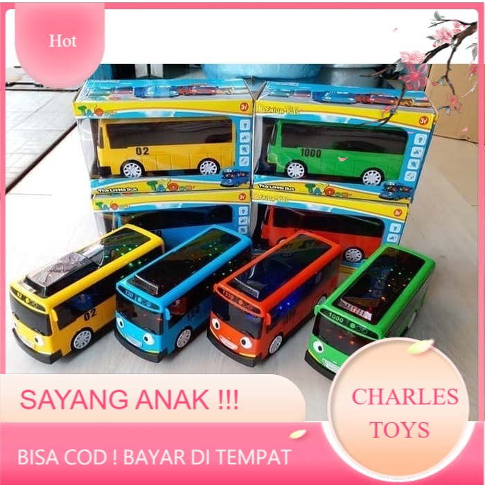MAINAN ANAK BUS TAYO BATERAI MAINAN MOBIL MOBILAN MAINAN ANAK COWOK MAINAN BUS MURAH MERIAH GROSIR
