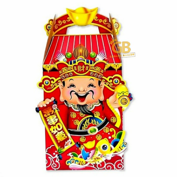 

Kardus Imlek / Box Hampers Chinese New Year / Kotak Kue Kering Imlek - dewa