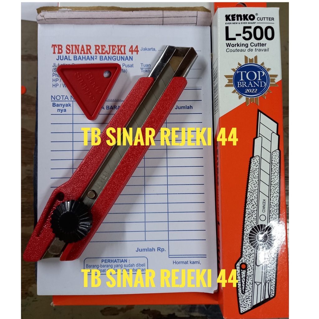 

Kenko Working Cutter L-500 Bodi Besar Tajam Ukuran Mata Cutter 18 Mm - Cutter Kenko