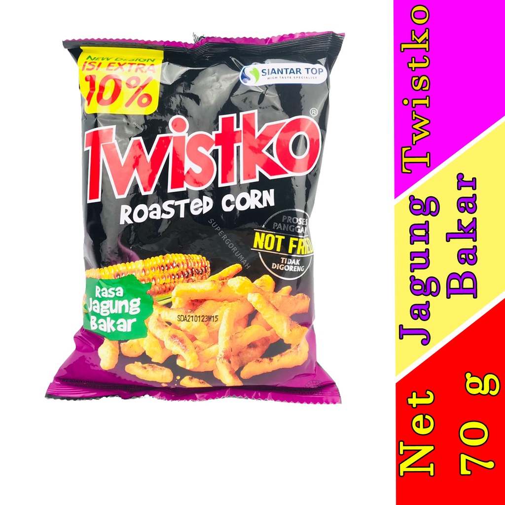 

Makanan Ringan -Twistko -Jagung bakar -Ciki - 70 g