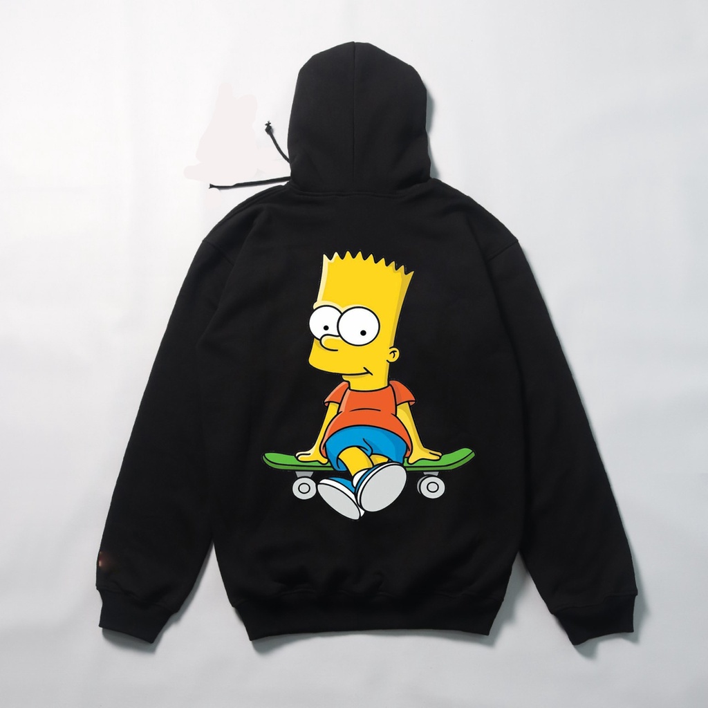 Jaket hoodie animasi the simpsons skate - Hoodie animasi the simpsons