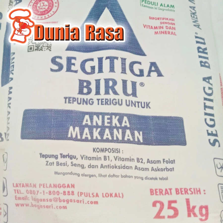 

Tepung terigu segitiga biru 25kg (grab/gojek only)