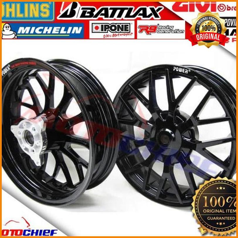 ”476Š Velg Tapak Lebar Power Aerox 155 Aerox155 Evolution - Merah ª