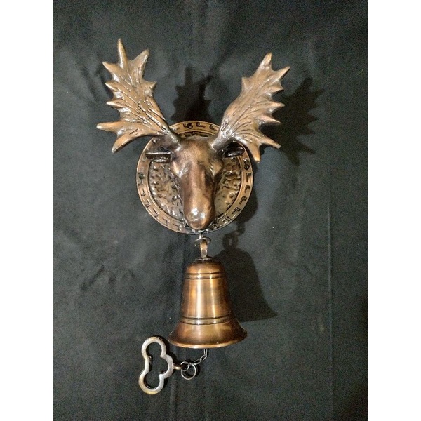 Bel Rumah Tanpa Kabel / Bel / Bel Rumah Motif Rusa Antik