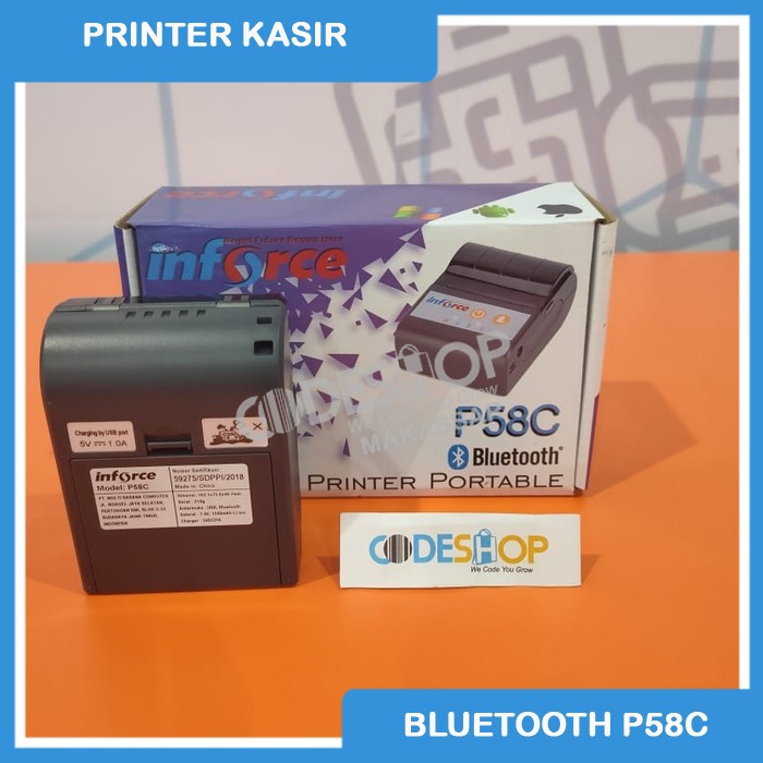 MOBILE PRINTER BLUETOOTH INFORCE P58C