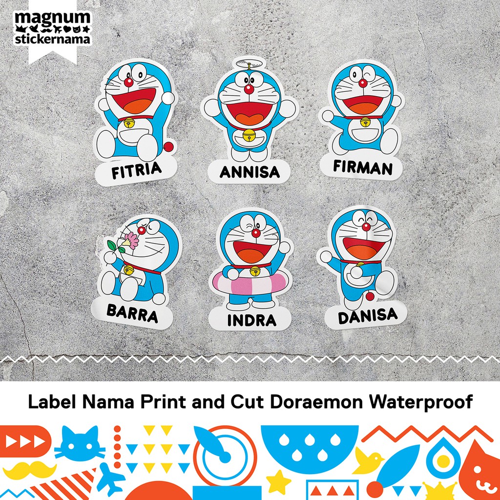 Label Nama Waterproof