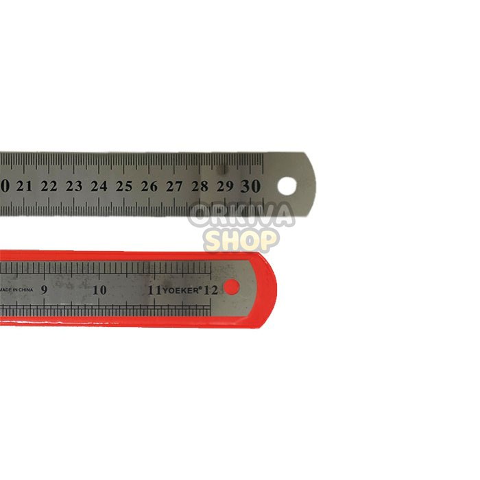 

Penggaris / Garisan Besi Stainless Steel YOEKER 30 cm