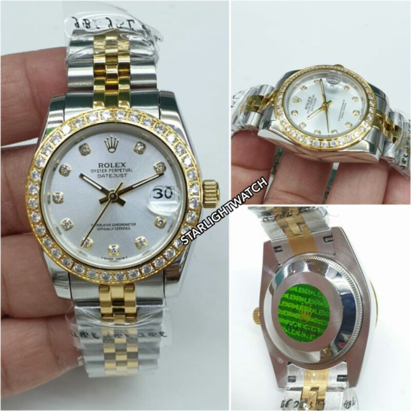 JAM TANGAN WANITA ROLEX DATEJUST AUTOMATIC KUALITAS ORIGINAL