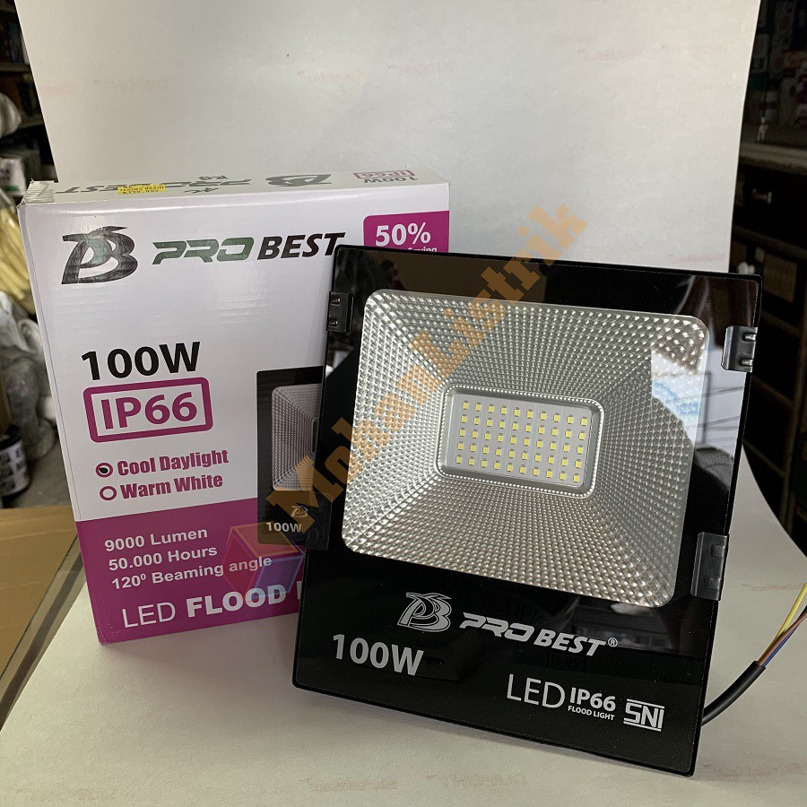 Lampu Sorot Tembak LED 100W 100Watt 100 Watt PROBEST ALITECO PUTIH