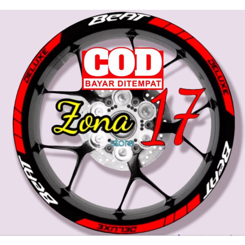 sticker velg beat delux 2020/2022