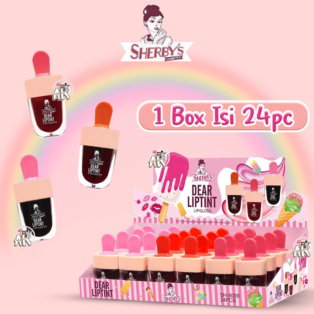 SHERBYS COSMETIC DEAR LIP TINT (READY 3 WARNA) 1 BOX