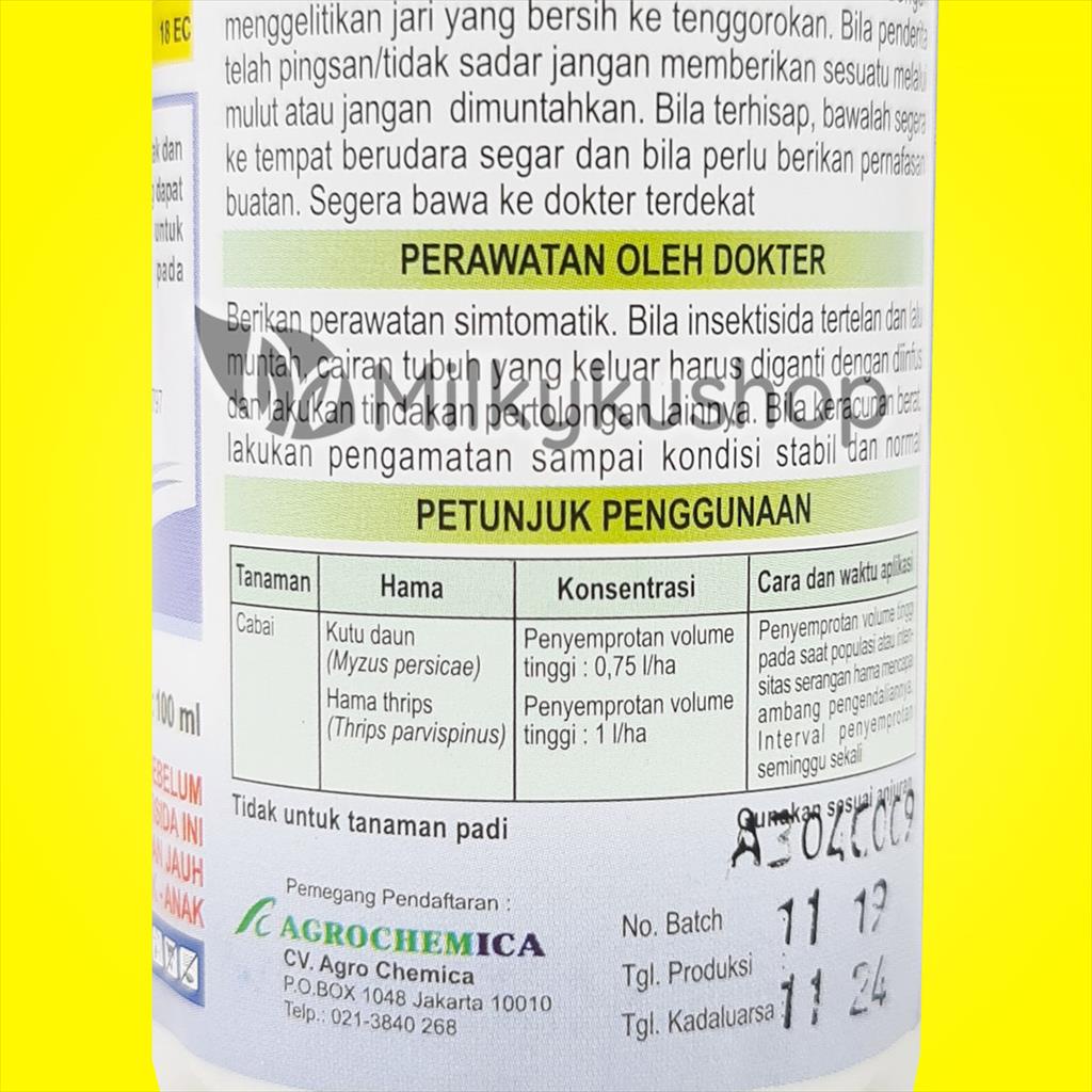 RUTIN 18 EC 100 ML INSEKTISIDA