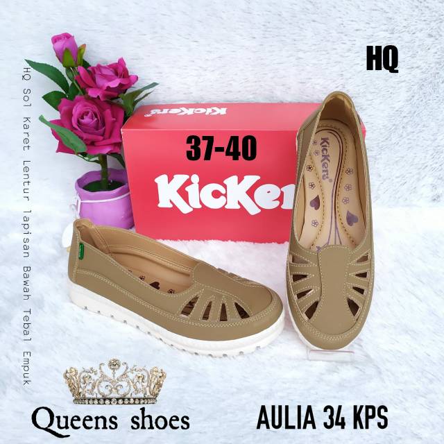 Sepatu flat wanita kickers AU34