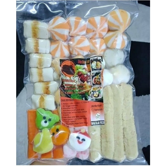 

Shabu suki Tomyam / Kaldu Family Pack isi 38mix bakso cedea+Bumbu
