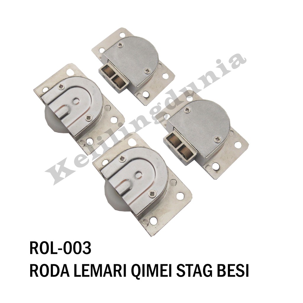 Roda Pintu Lemari Geser Sliding SD 12 388 Rel 02 Besi PER SET (4BH)